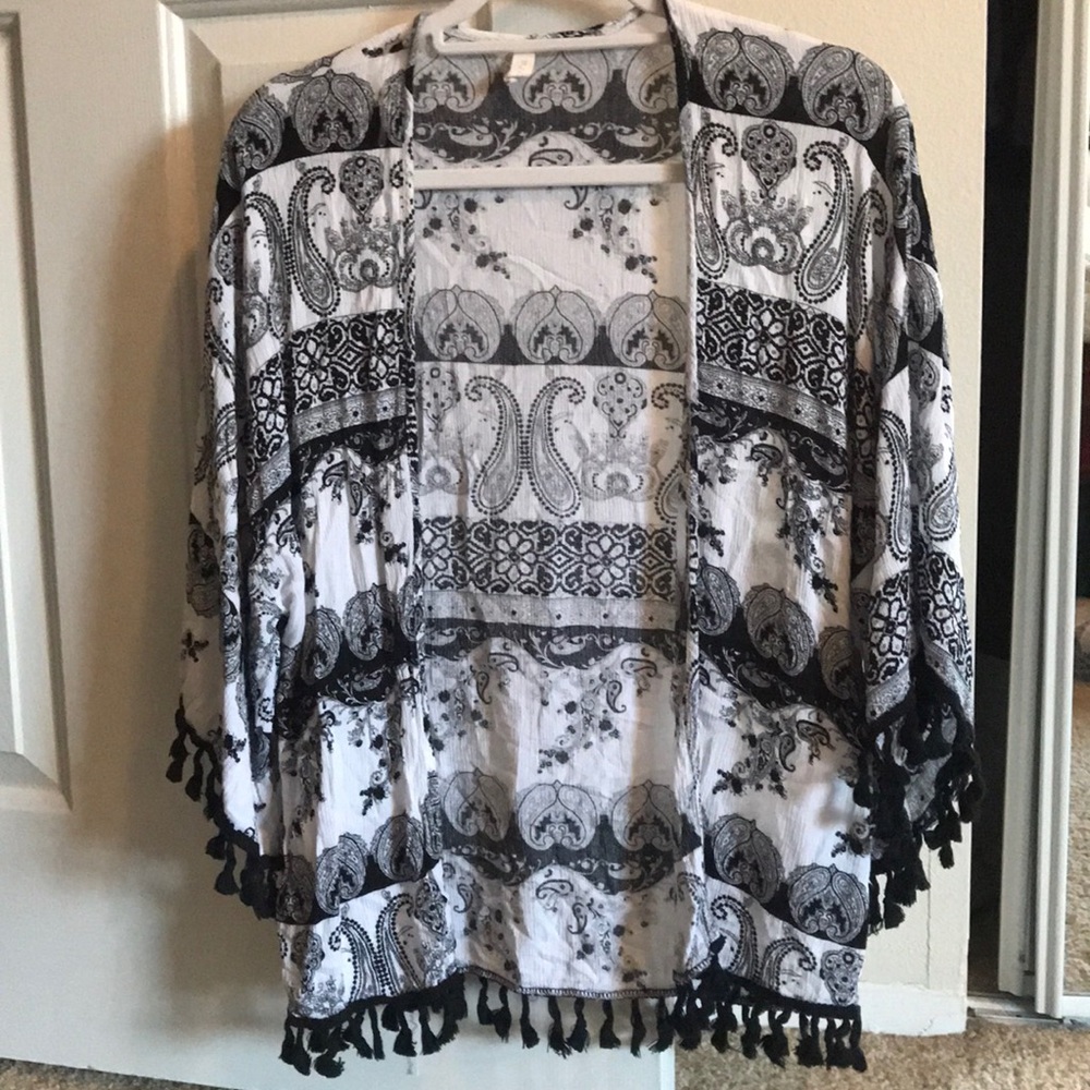 Bohemian/paisley print kimono